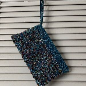 Multicolor Beaded Clutch